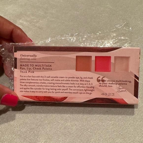 Laura Geller Made to Multitask Eye, Lip, Cheek Palette-Think Pink - Picture 2 of 2